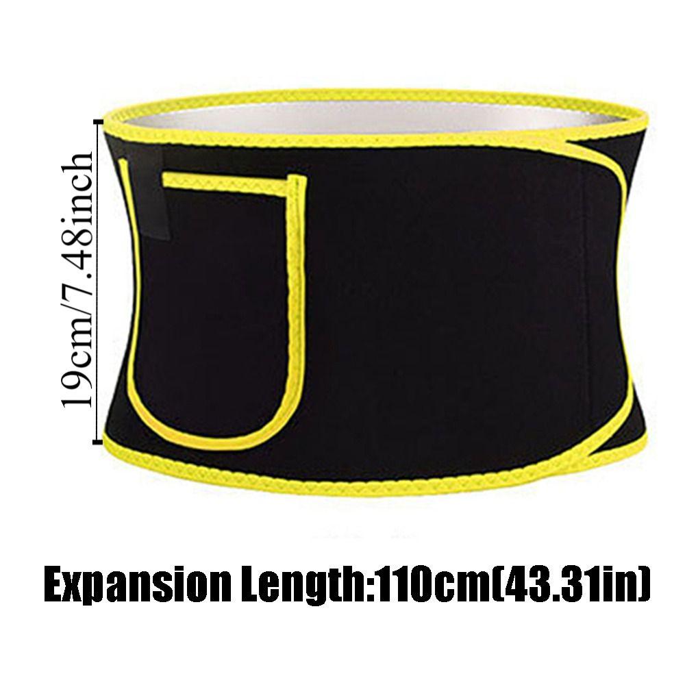 Elastic Slimming Sweat Belt Silver Ion Sports Body Sculpting Belt Waist Protection Belt  Gym