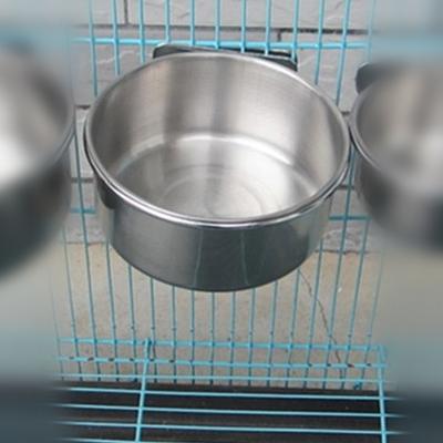 Stainless Steel Bird Feed Box Parrot Cups Bowls Container for Food Water Feeding Supplies
