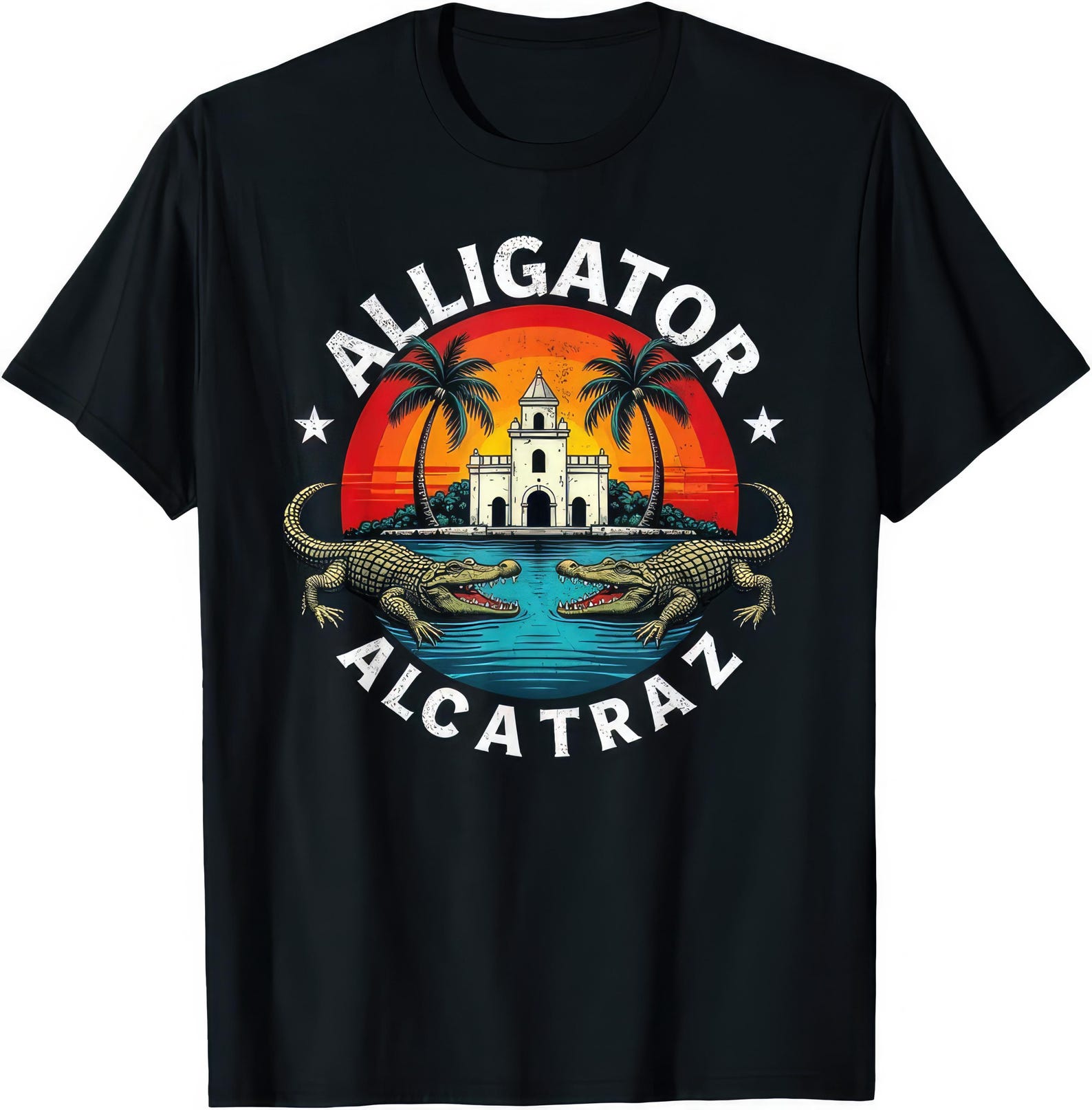 Alligator Alcatraz T shirt M