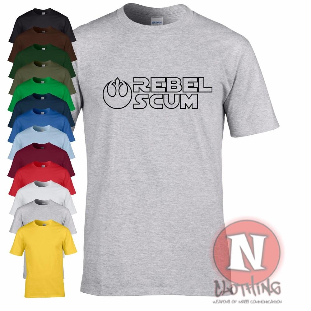 Rebel Scum Camiseta Ciencia Fi Geek Star Wars Unirse Al Rebellion Han Solo Luke