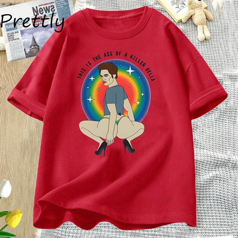 This Is The A.ss of A Killer Bella Tričko Funny Twilight Meme Grafika Trička Robert Pattinson Tričko Unisex Unisex Tričko Streetwear