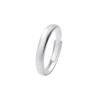 Minimalist Geometric Couple Rings Set Men Women Adjustable Sterling Band Ring Finger