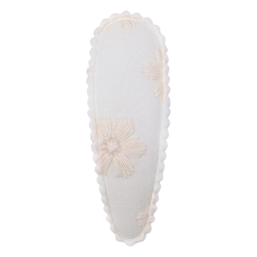 2/4/6Pcs/Set New Print Cotton Alloy Hair Bow Snap Clips Fabric Plaid Hairpins Girl Kid Headwear Baby Hair Accessories