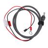 O Ring DC Charging Cable 18AWG Red Black Parallel O Ring DC Power Cable with Fuse for Off Grid RV Boat 2m   6.6ft