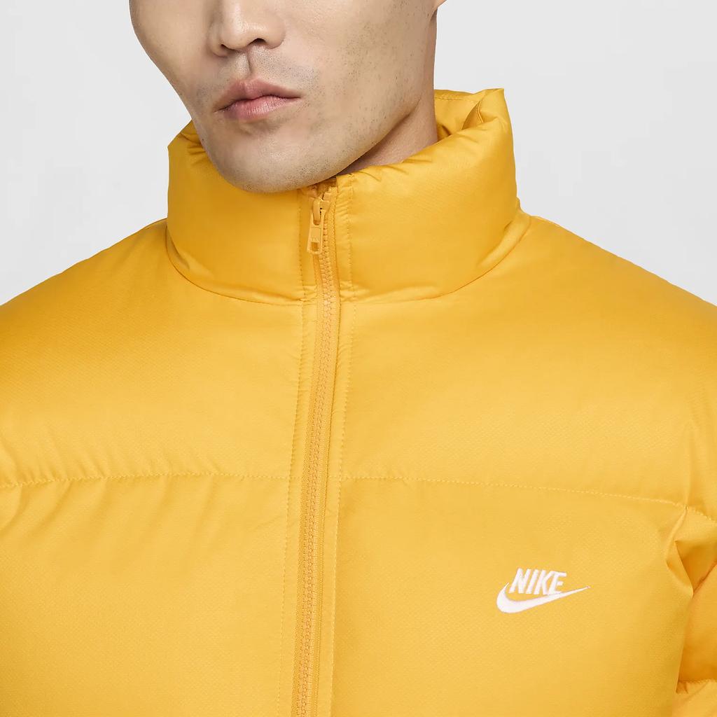 Nike Sportswear Club Primaloft Solid Color Stand Collar Warm Cotton Jacket Men Jacket University-Gold FB7368-739