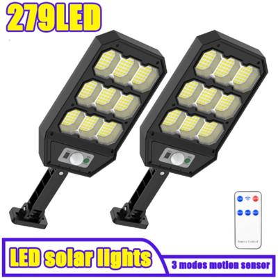 3/2/1PCS Solar Street Light LED Lampa zewnętrzna Wodoodporna lampa ścienna Zdalne światło do Park Street Road Hotel Bridge Outdoor