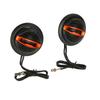 2 Pcs Car Tweeter Hifi Black Compact Structure 150W Dome Tweeter with Base for All Car Audio Systems