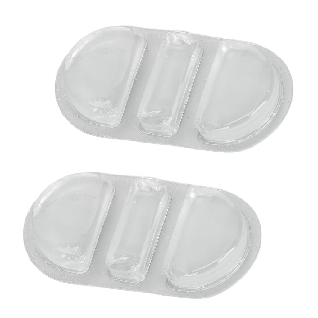 2Pcs Gel Ice Pack Reusable Hot Cold Compress Discomfort Relief Ice Pack for Home Outdoor White