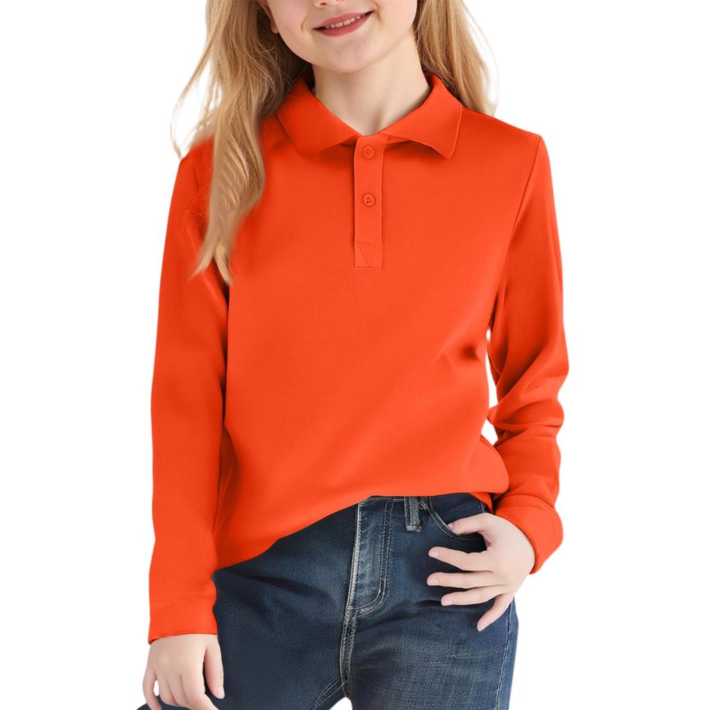 Kids Long Sleeve Shirt School Uniform Shirts For Boys