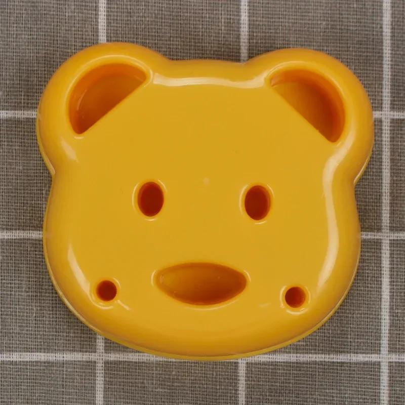 Creative Cooking Tools Bento Bread Cutting Mold Home Kitchen DIY Children's Cartoon Bear Sandwich Rice Model Baking Accessories
