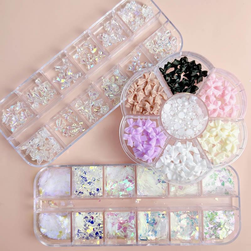 Douyin Three-Piece Set 1 Box Of Yunjin Powder + 1 Box Of Aurora Series Butterfly Bow Tie + 1 Box Of Streamer Set