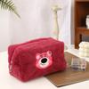 Plush Makeup Bag With Lotso Rabbit Print For Travel And Storage For Women