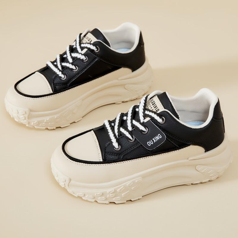 New Women's Shoes Versatile and Fashionable Shoes Thick-soled Shoes Soft-soled Single Shoes Casual Shoes