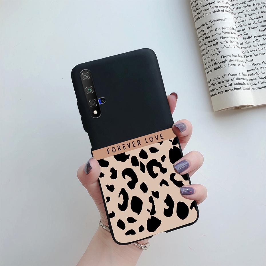 For Honor 20 Case For Honor 20 Pro YAL-AL10 Cover Cute Cat Cartoon Painted Phone Case For Honor20 20Pro YAL-L21 Soft Bumper Capa