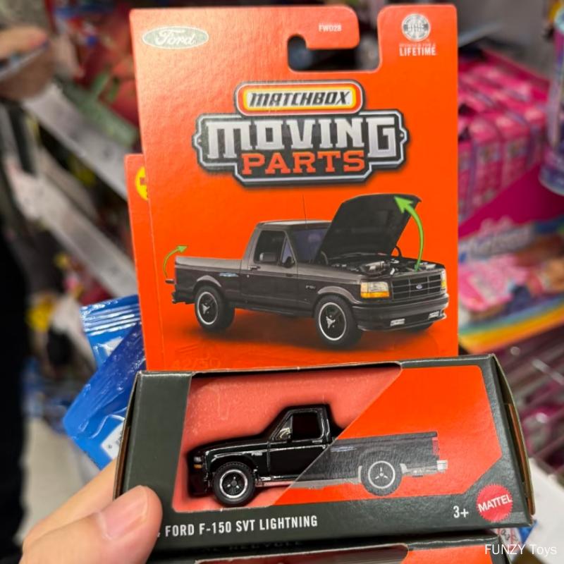 Matchbox 1994F-150 SVT Lightning Pickup Diecast Model Car FWD28 Opening Doors & Hood Moving Parts Adult Collectible Gift