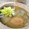 Bird Bath Copper Disk Triple-Point Support Copper Bird Bath Purification Disk Copper Water Cleaner for Outdoor Birdbaths Bowl