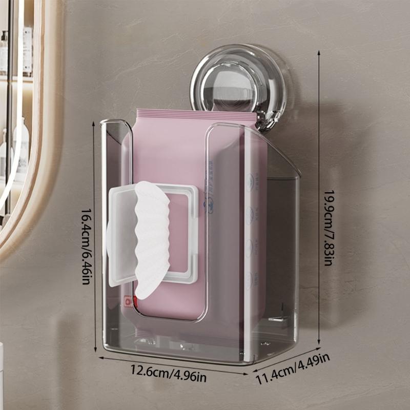 Multifunctional Wet Wipes Storage Box for Home Use, Space Saving Wall Mount Design, Durable and Waterproof