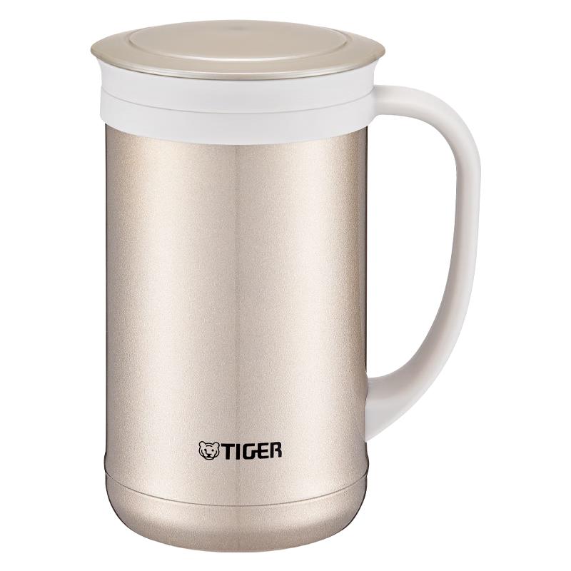TIGER Stainless Steel Thermal Tea Infuser Mug