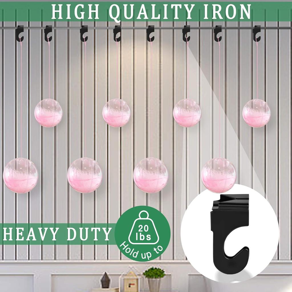 20 Pieces Metal Drop Ceiling Hooks Stainless Steel Ceiling Hanger T-Bar Track Clip Suspended Ceiling Hooks for Hanging Plants Office Classroom