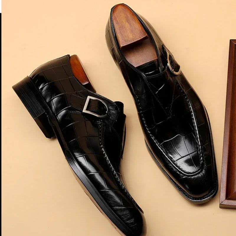 Mode Herren Oxford Schuhe 2025 Herren Formelle Schuhe Bequem Verschleißfest Rutschfest Herren Büro Schuh Zapatos De Vestir Hombre