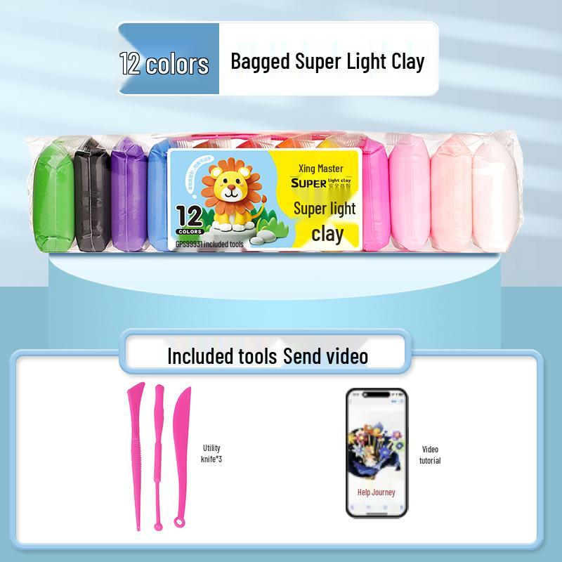 

Clay Refill Set: 12, 24, 36 Colors for Kids DIY Playdough Projects