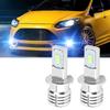 2Pcs H3  80W 8000K LED Fog Light Bulb Lamp Ice Blue12-24V 