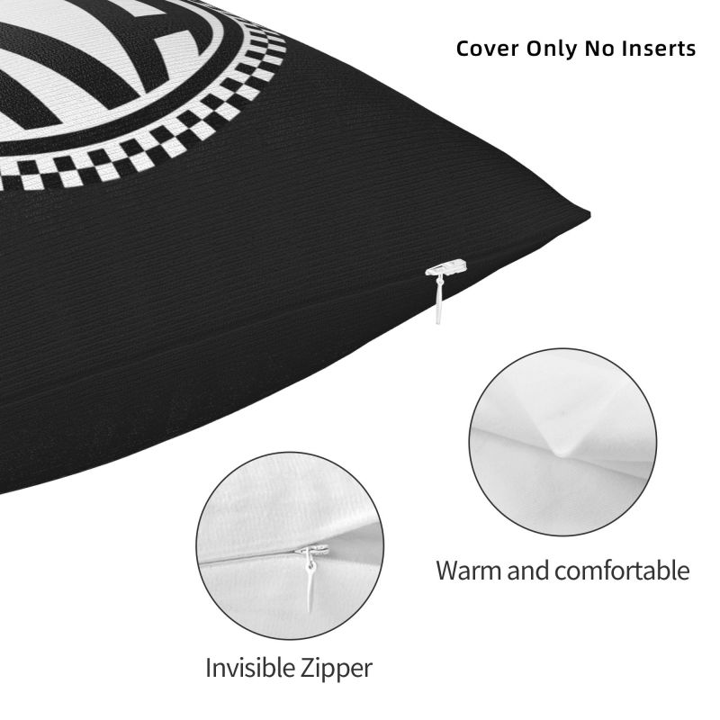 Custom Modern Ska Sofa Cushion Cover Polyester Jamaica Music Pillow Case