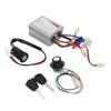 Controller per Bicicletta Elettrica 12V 500W Interruttore Controllo Velocità Set Chiave di Blocco per Tricicli Elettrici Motociclette