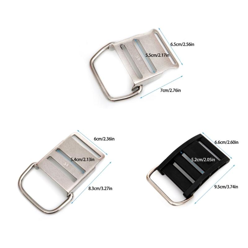 Scubas Diving Lock Buckle Techs Diving Stainless Steel Tanks  Buckle Scubas Diving Tanks Cylinder  Buckle Enduring
