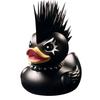 1pcGoth Satanic Duck Gothic Cyberpunk Aviator Resin Punk Ducks Statue Novelty Rock Ducky Ornaments Rock and Roll Halloween Decor