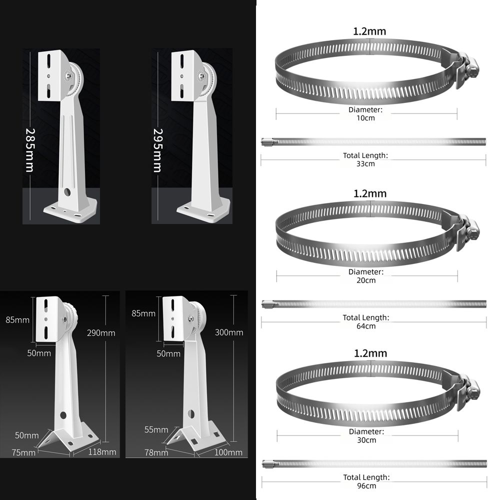 Duckbill Shape Camera CCTV Bracket Universal Adjustment Monitoring Support Structure Engineering