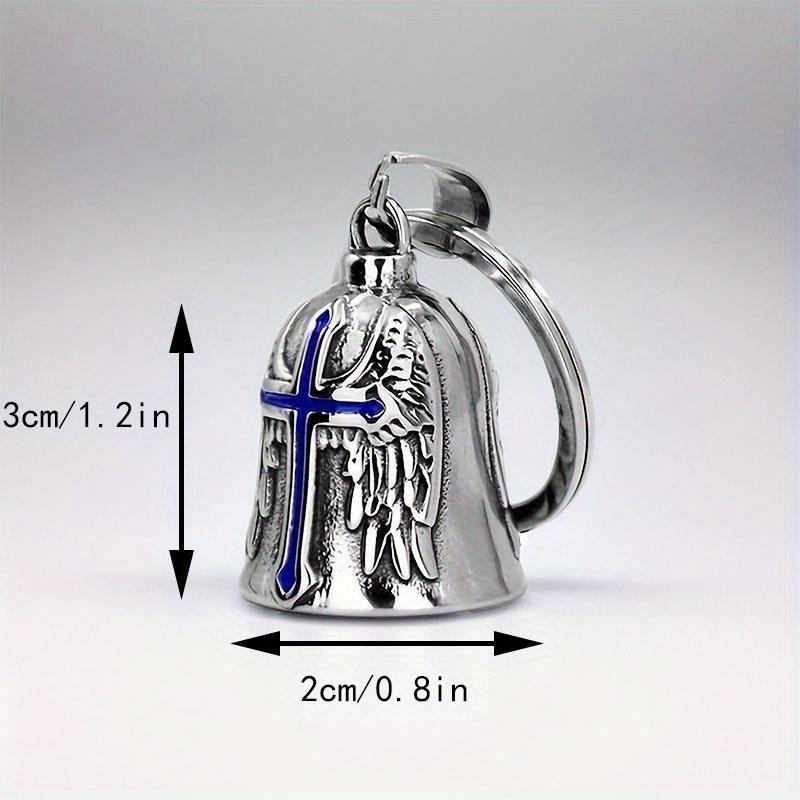 1pc Motorcycle Riding Lucky Bell Stainless Steel Retro Punk Motorcycle