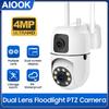 AIOOK Outdoor Wireless Camera HD 4MP Device Waterproof  Automatic Tracking Humanoid WiFi PTZ  Camara Vigilancia Wifi