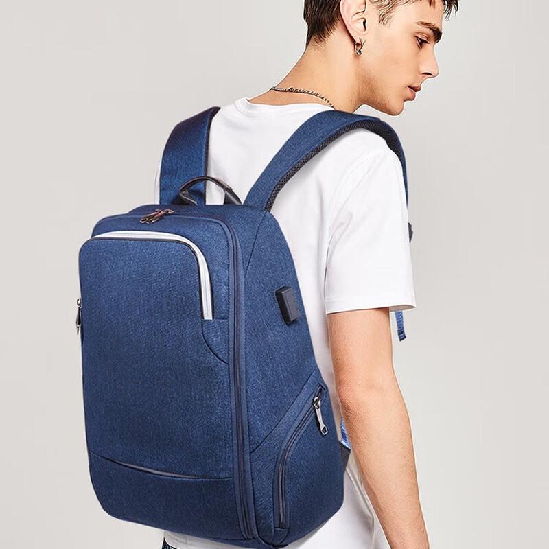 WEZHO Waterproof USB Charging Laptop Backpack