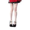 Women's Sheer Tights Control Top Pantyhose Sparkly Bows Pearls Pantyhose Tights Nylon Stockings