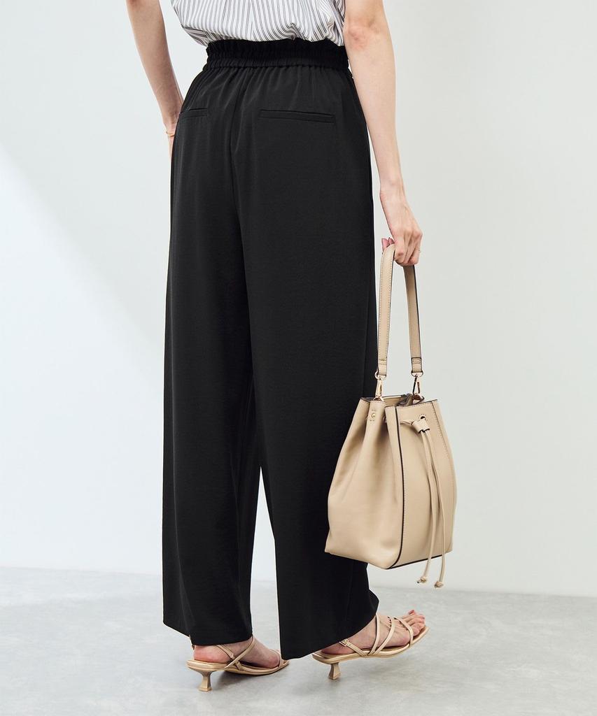 Rope Picnic Jog Easy Wide Pants GDS55030 Black Main Size 38 Set-Up Women's (01)