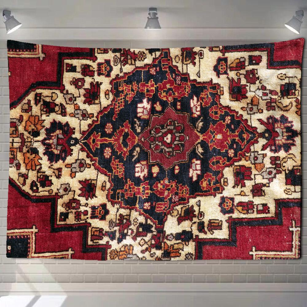 Mandala Tapestry Wall Hanging Beach Rug Blanket Psychedelic Mattress Boho Yoga Shawl Mat Bedroom Living Room Decor Tapiz