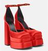 Escarpins pour femmes Nouveaux Sexy Talons Hauts Épais Plateforme Chaussures de Robe Fête Chaussures de Mariage Boucle Strass Taille 43