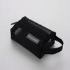 New Minimalist 3D Square Mesh Coin Purse for Women Large Capacity Key Card Holder Transparent Storage Bag