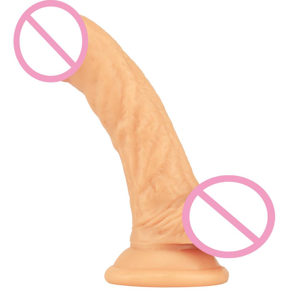 New Mini Dildo Simulation Transparent Crystal Anal Plug Male and Female Masturbation Device