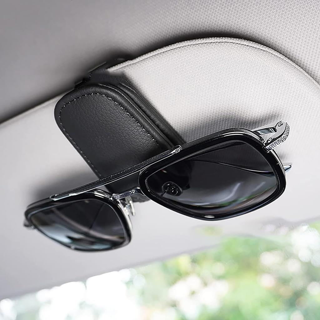 Storage Sunglasses Car Glasses Protects Easy Sun Visor Car Accessories LUYINGCar Holder, Holder, Glasses, Leather-like Finish, Installation, Mount,