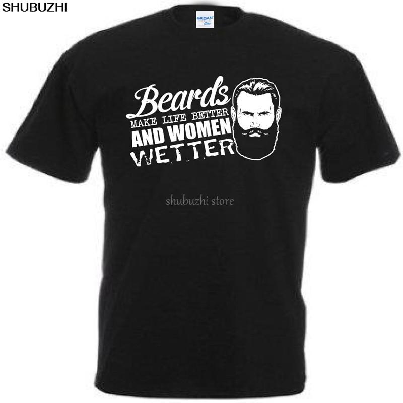 

Summer shubuzhi Cotton Man Men Summer Style Fun Beard Beard Mens Bar Shop Logo Rude TShirt Gift Ideabrand Tee Shirt sbz4502 4XL