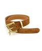 FALL BREAK Quick-Release Suede Belt Tan
