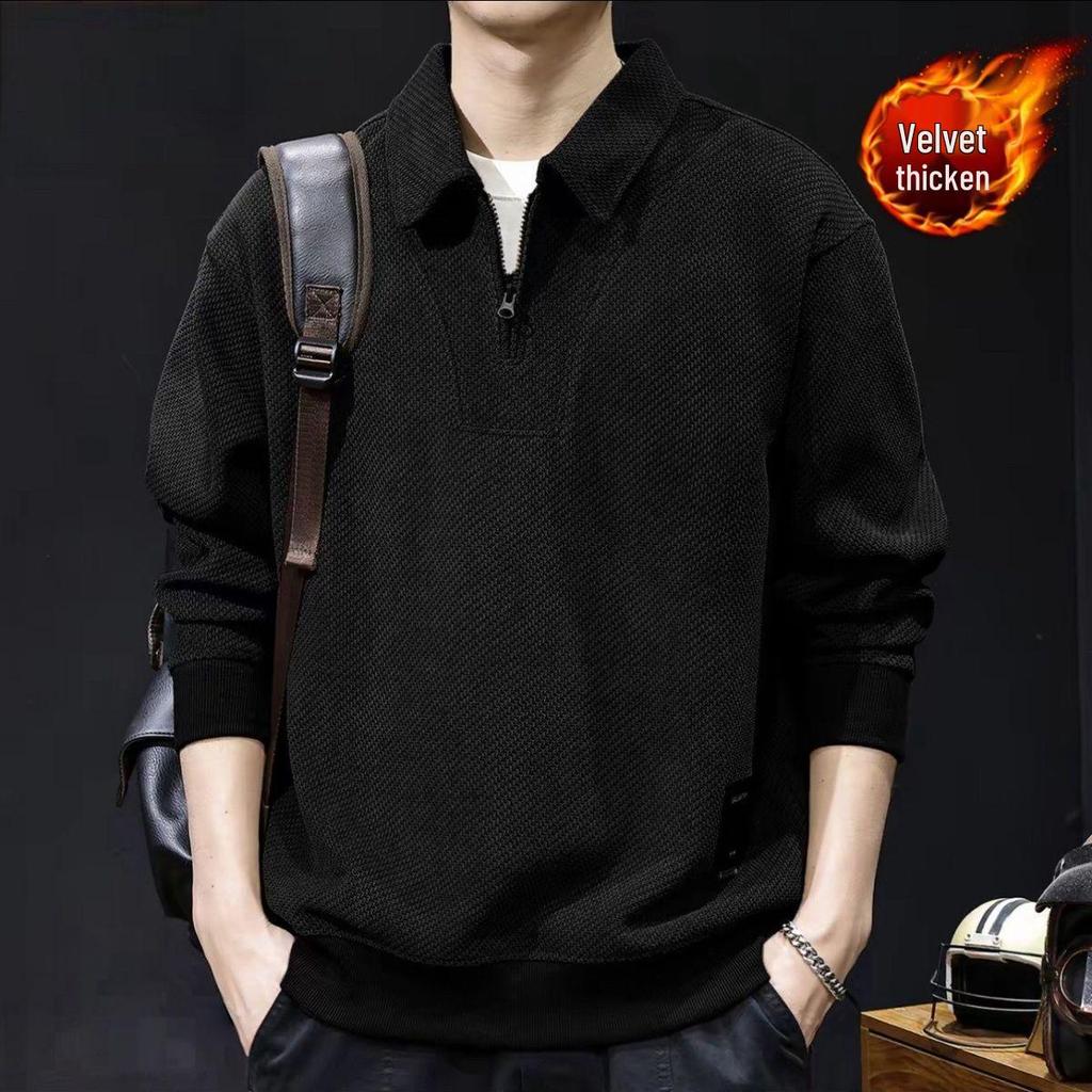 Herren Trendy Langarm Fleece Hoodie Jacke - Herbst/Winter Kollektion