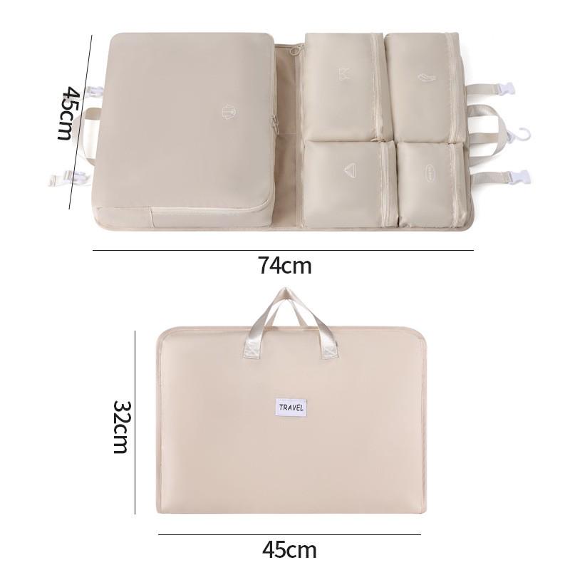 Seven-in-One Travel Storage Bag Set for Clothes and Underwear