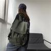 Japanese Harajuku Style Junior and Senior High School Students Backpack Large Capacity Trendy Brand Simple Flip Work Suit Travel Bag Men