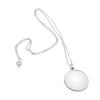 5X Magnifier Monocle Lens Necklace Magnifying Glass Loupe (Gold)