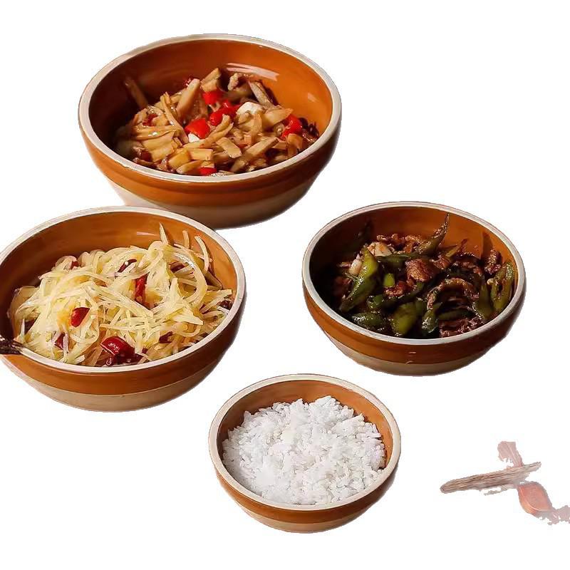 Retro Ceramic Rice and Egg Steamed Bowl - Antique Style Dormitory Tableware for Plum Cake & Braised Pork