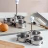 430Stainless Steel Poached Egg Maker Egg Pan Cooker Poacher Non-Stick Eggs Cup Steaming Cooking Tool Kitchen Gadgets