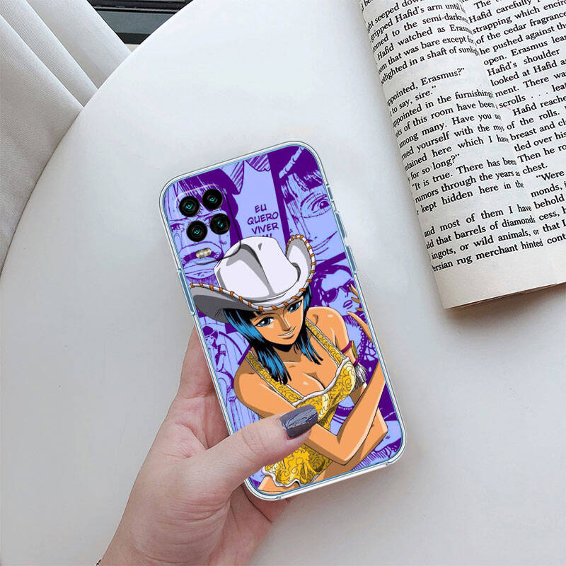 MH121 One Piece Nico Robin Case for Motorola E7 G6 G7 G8 G9 Plus Power Play G10 G20 G04 E30 E40 E22 E20 E13 E15 G22 G23 G05 G75 G35 G55